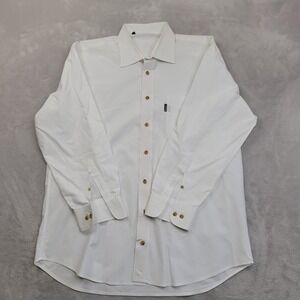 Barbour White Casual Button Down Shirt